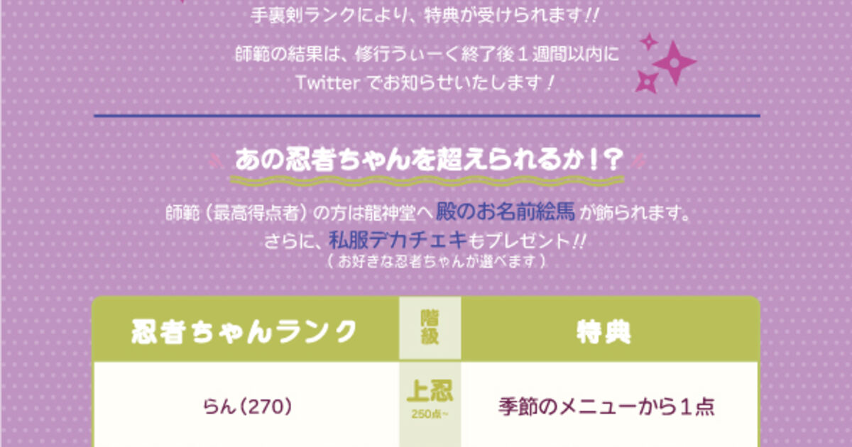 第参拾漆回天下一修行うぃーくのお知らせ 秋葉原の忍者喫茶 忍者カフェのスタッフによる楽しいブログ